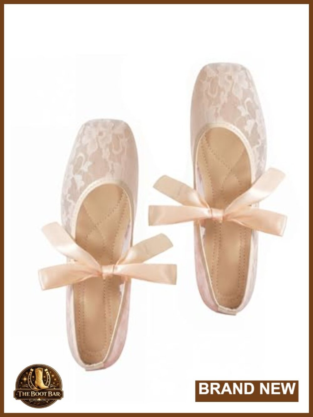 Women's Polka Dots Mesh Ballet Flats Cute Lace Ballerina Slip On